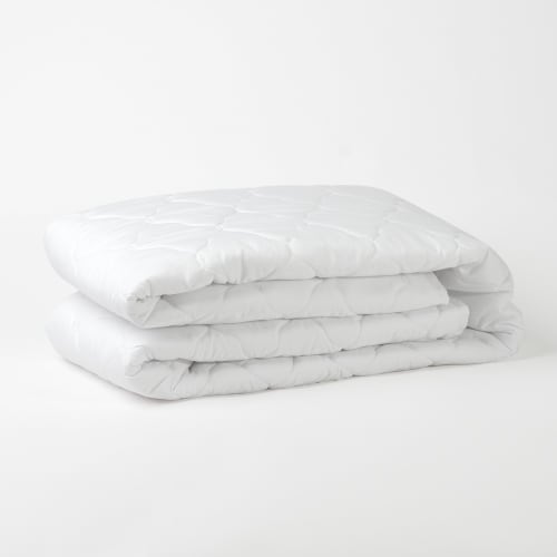 HealthGuard Quilted Comfort 2 in 1 Waterproof Mattress Pad and Protector, Queen, 60X80X16, White